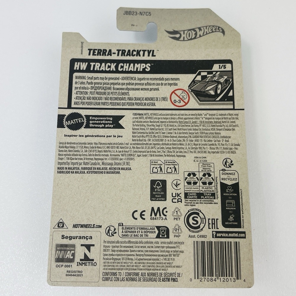 Hot Wheels Terra Tracktyl White Mattel 204/250 2025 HW Track Champs - Picture 9 of 9